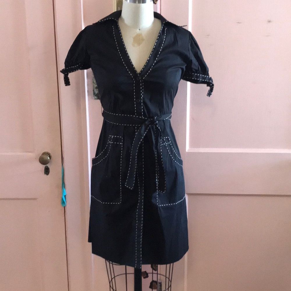 BCBG Max Azria tie front dress